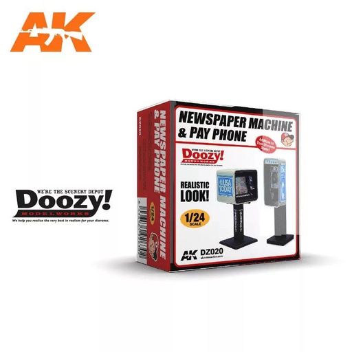 [DZ020] Accesories - NEWSPAPER MACHINE & PAY PHONE