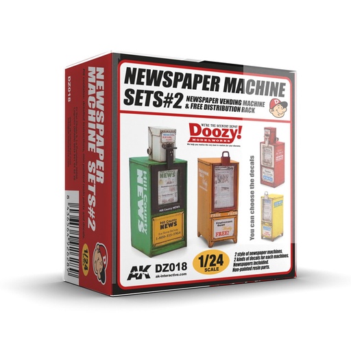 [DZ018] Accesories - NEWSPAPER MACHINE SETS 2