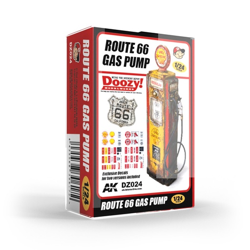 [DZ024] Accesories - ROUTE 66 GAS PUMP