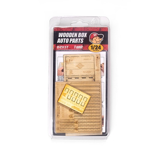 [DZ037] Accesories - WOODEN BOX AUTO PARTS 1:24
