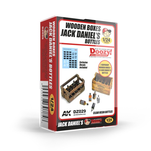 [DZ029] Accesories - WOODEN BOXES JACK DANIEL’S BOTTLES