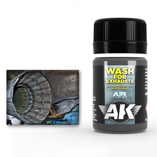 [AK2040] AIR Weathering products - WASH FOR EXHAUST