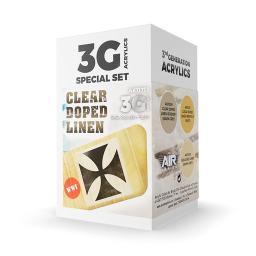 [AK11712] Aircraft Sets - Clear Doped Linen SET 3G