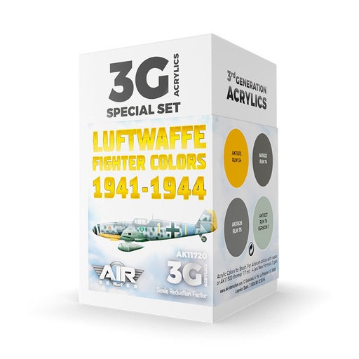 [AK11720] Aircraft Sets - Luftwaffe Fighter Colors 1941-1944 SET 3G