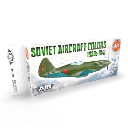[AK11740] Aircraft Sets - Soviet Aircraft Colors 1930s-1941 SET 3G