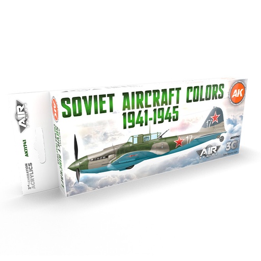[AK11741] Aircraft Sets - Soviet Aircraft Colors 1941-1945 SET 3G