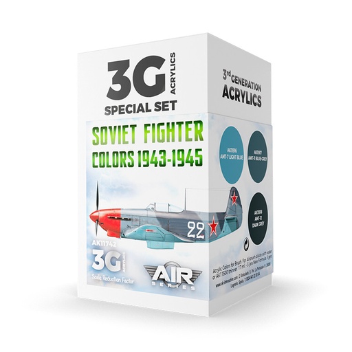 [AK11742] Aircraft Sets - Soviet Fighter Colors 1943-1945 SET 3G