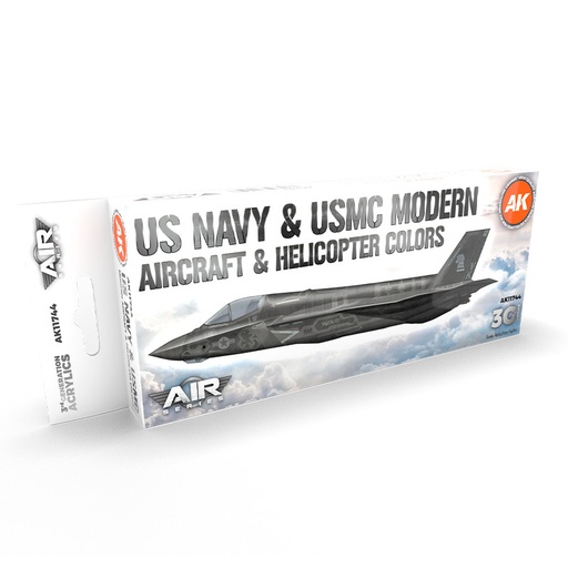[AK11744] Aircraft Sets - US Navy & USMC Modern Aircraft & Helicopter SET 3G