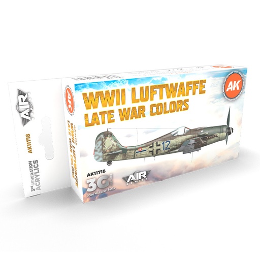 [AK11718] Aircraft Sets - WWII Luftwaffe Late War Colors SET 3G