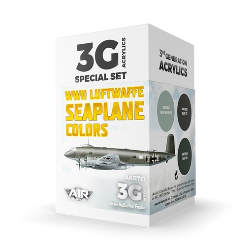 [AK11721] Aircraft Sets - WWII Luftwaffe Seaplane Colors SET 3G