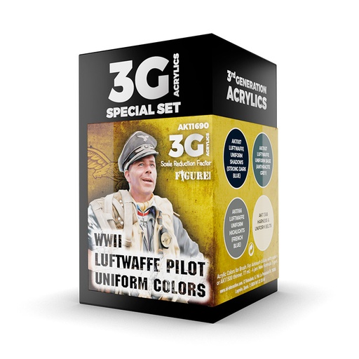 [AK11690] Aircraft Sets - WWII LUFTWAFFE UNIFORM COLORS 3G