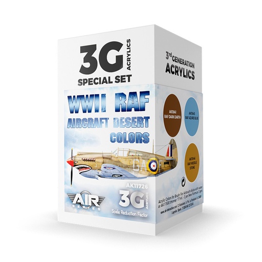 [AK11726] Aircraft Sets - WWII RAF Aircraft Desert Colors SET 3G