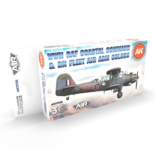 [AK11728] Aircraft Sets - WWII RAF Coastal Command & RN Fleet Air Arm SET 3G