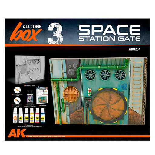 [AK8254] All In One Set-Box 3-Space Station Gate