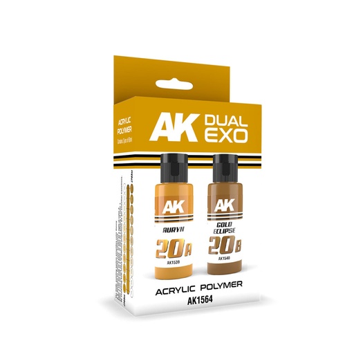 [AK1564] Auryn & Gold Eclipse Dual Exo Set