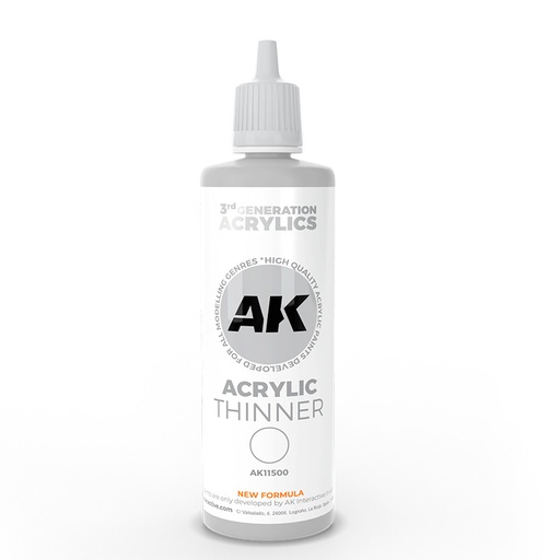 [AK11500] Auxiliary - ACRYLIC THINNER 100 ML   3Ş Generación