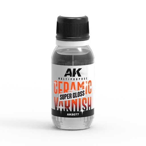 [AK8077] Auxiliary - MULTIPURPOSE CERAMIC VARNISH (SUPER GLOSS) 60ml