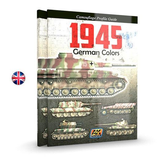[AK403] Book - 1945 GERMAN COLORS PROFILE GUIDE - EN