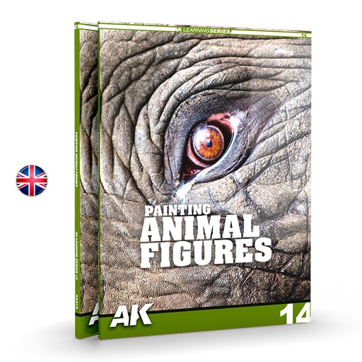 [AK518] Book - AK Learning 14 PAINTING ANIMAL FIGURES EN