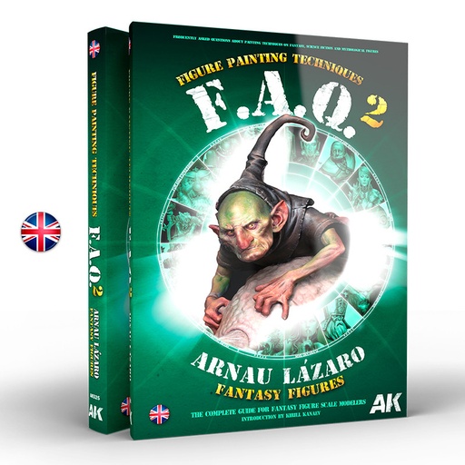 [AK525] Book - FAQ 2 FANTASY FIGURES PAINTING TECHNIQUES by Arnau Lázaro - English