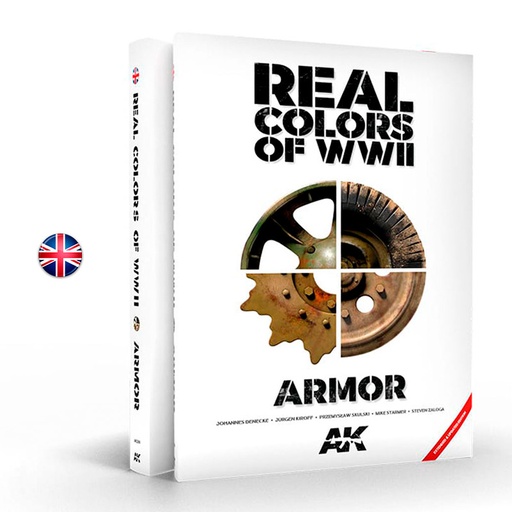 [AK299] Book - REAL COLORS OF WWII ARMOR New 2nd Extended Update Version - EN