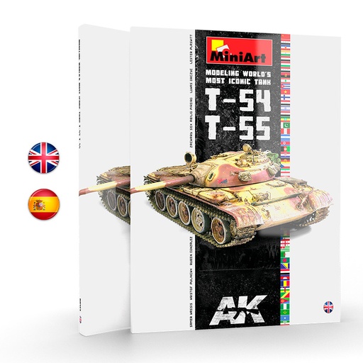 [AK914] Book - T-54/T-55 Modeling World's Most Iconic Tank - EN