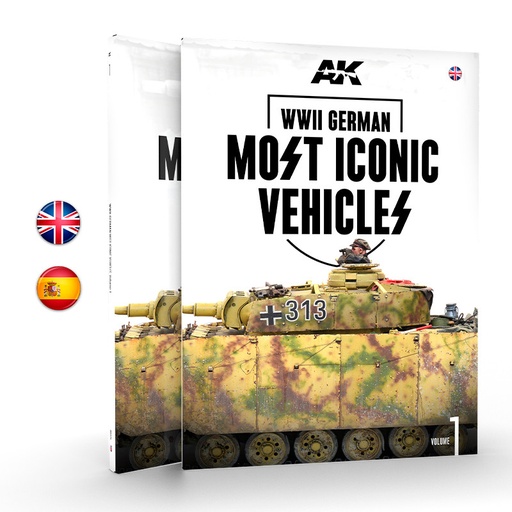 [AK514] Book - WWII GERMAN MOST ICONIC SS VEHICLES. VOL 1 - EN