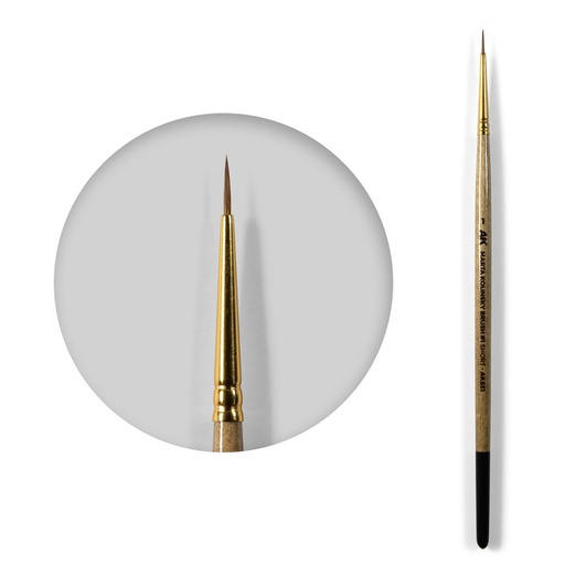 [AK851] Brushes - Marta Kolinsky Brush #1 Short