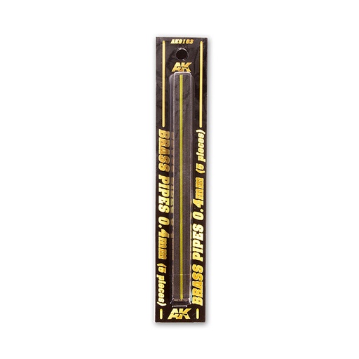 [AK9103] Building material - BRASS PIPES 0,4mm, 5 units