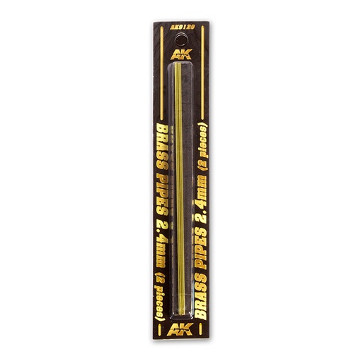 [AK9120] Building material - BRASS PIPES 2,4mm, 2 units