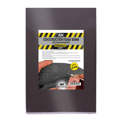 [AK8097] Building material - CONSTRUCTION FOAM 10mm-Blue Foam195x295mm(2SHEETS)