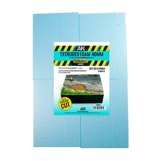 [AK8100] Building material - EXTRUDED FOAM 30 MM A4 SIZE ALREADY CUT (4 UNITS)