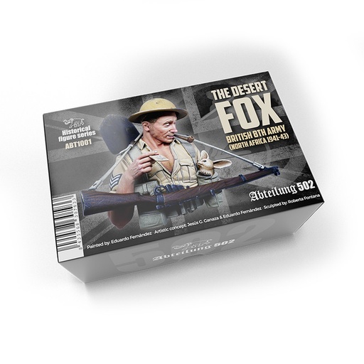 [ABT1001] Bust - THE DESERT FOX BRITISH 8TH ARMY (NORTH AFRICA 1941-43) 1/10 SCALE