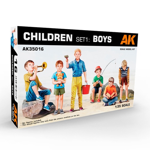 [AK35016] Children SET 1: Boys 1/35.