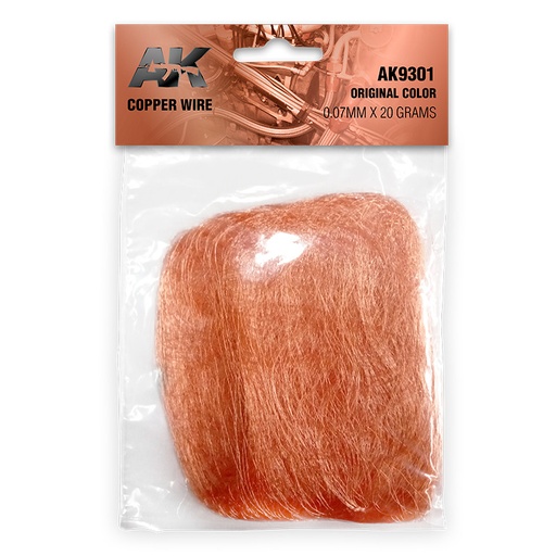 [AK9301] Copper wire - Copper Wire 0.07mm x 20 grams ORIGINAL COLOR