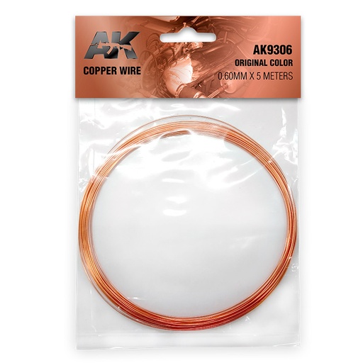 [AK9306] Copper wire - Copper Wire 0.60mm x 5 meters ORIGINAL COLOR