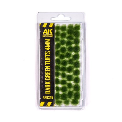 [AK8245] Dark Green Tufts 4mm