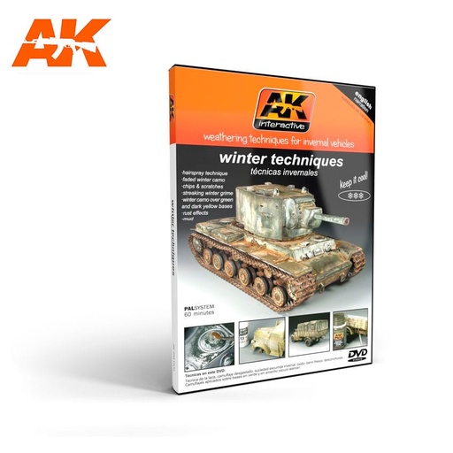[AK035] DVD - WEATHERING TECHNIQUES FOR WINTER VEHICLES