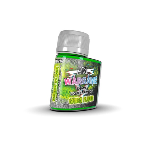 [AK1236] Enamel Liquid Pigments - Green Fluor