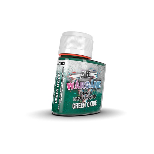 [AK1212] Enamel Liquid Pigments - Green Oxide 35 ml