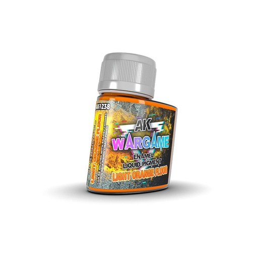 [AK1238] Enamel Liquid Pigments - Light Orange Fluor