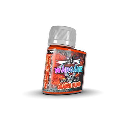 [AK1239] Enamel Liquid Pigments - Orange Fluor