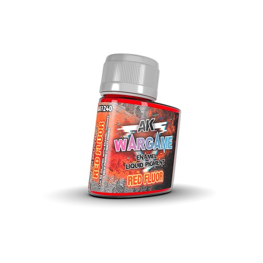 [AK1240] Enamel Liquid Pigments - Red Fluor