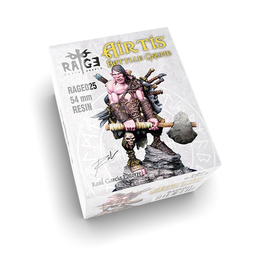 [RAGE025] Fantasy Figures - Airtis, Battle gnome - 54MM