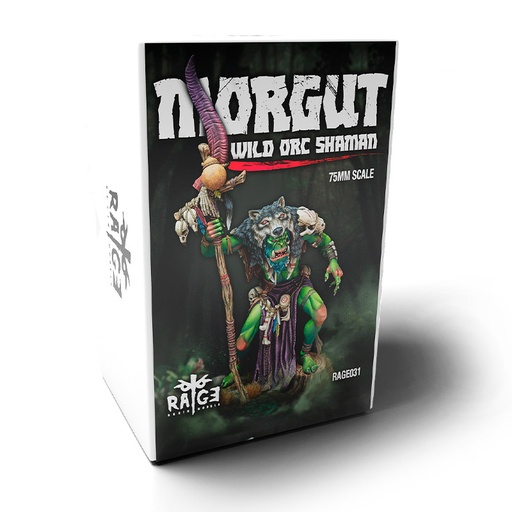 [RAGE031] Fantasy Figures - Morgut Wild Orc Shaman 75Mm