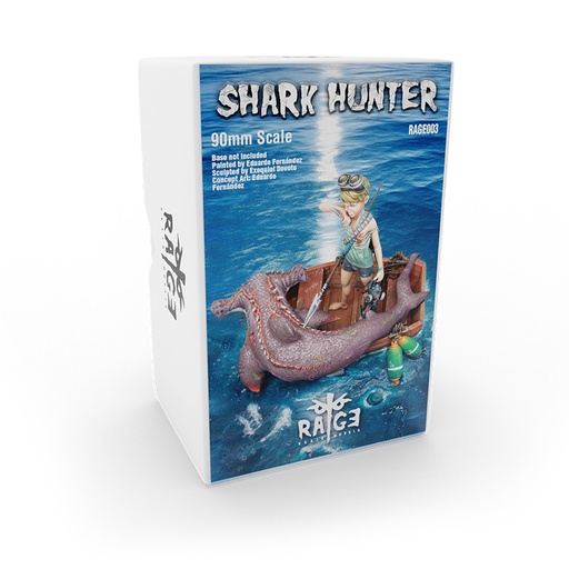[RAGE003] Fantasy Figures - SHARK HUNTER RESIN FIGURE (90 mm scale)