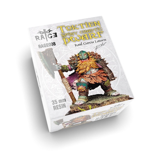 [RAGE008] Fantasy Figures - Toktien, Spiny chaotic dwarf - 35MM