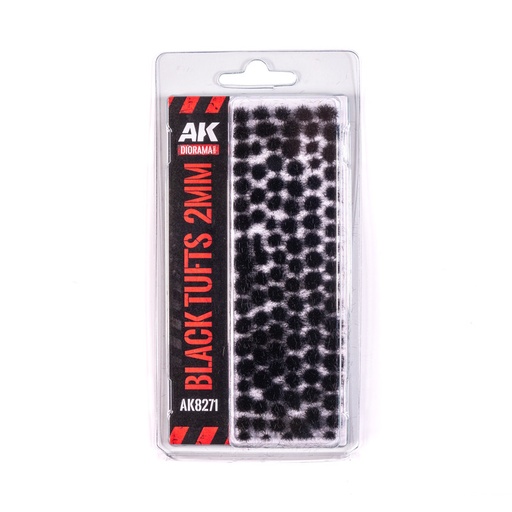 [AK8271] Fantasy Tufts - Black - 2MM