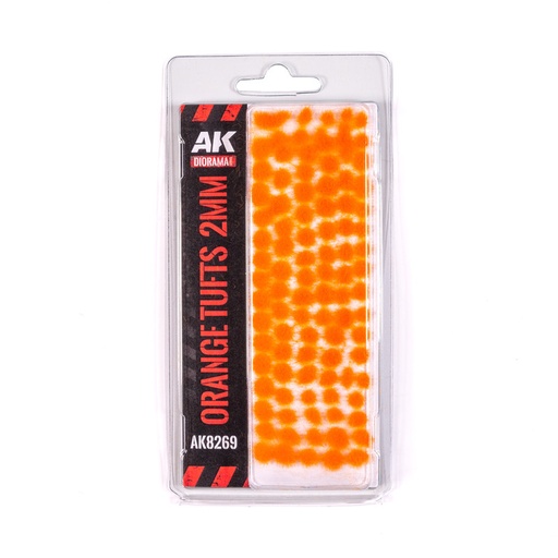 [AK8269] Fantasy Tufts - Orange - 2MM