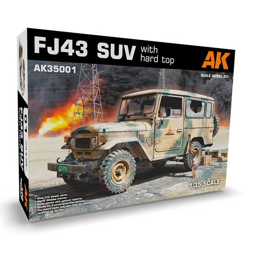 [AK35001] FJ43 SUV with Hard top